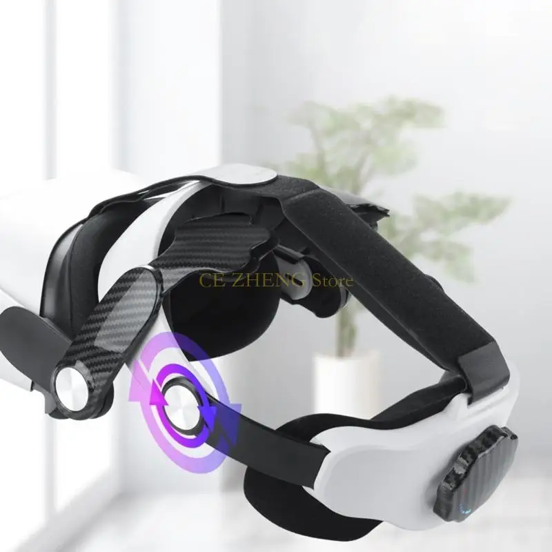 E56B ZQ2 قابل للتعديل لاستبدال حزام الرأس وسادة وسادة الرأس ملحق تقليل ضغط الوجه للرأس لـ Oculus #3
