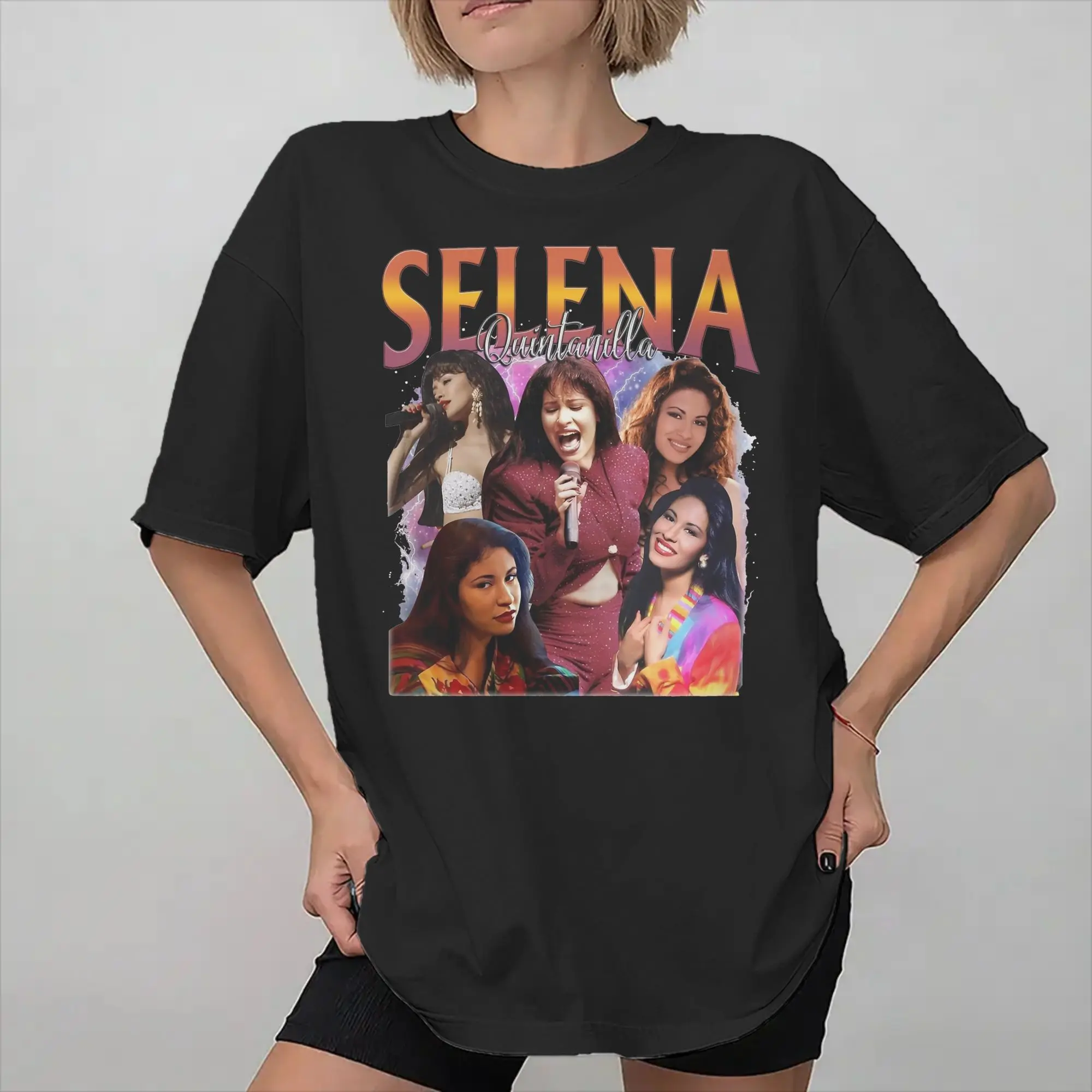 Mens Womens Selena Quintanilla  T Shirt 100% Cotton New Arrival Tee Shirts  Top Clothing