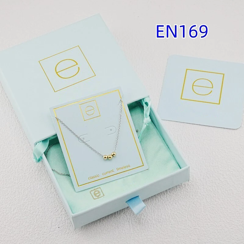 VKVVA Fashion Jewelry Round Bead Small Pendant Necklace for Women Birthday Gifts