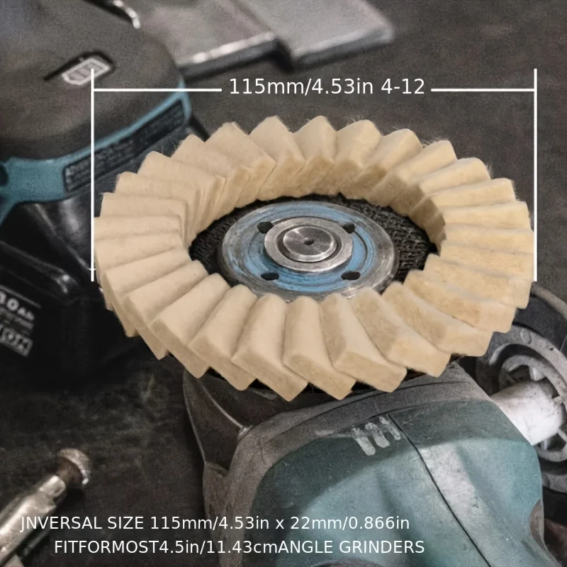 1Pc Felt Polishing Wheel 4.5/5
