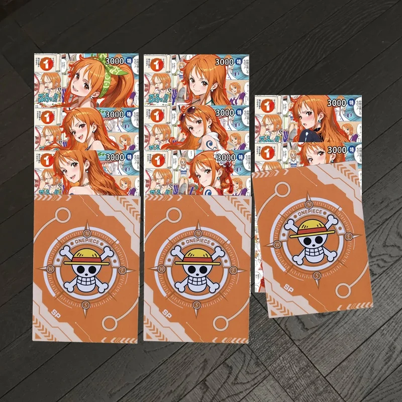 Suitable for Anime One Piece Cosplay White Shirt Goddess Yamato Color Flash Card Boa Hancock Ulti Uta Nami ACG Collection Card view 5