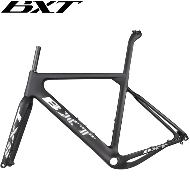 Carbon Gravel frame carbon Fiber Bike 700C Road Frame Axle thru Max 40C Tire Carbon Gravel Frameset Cyclocross Frames