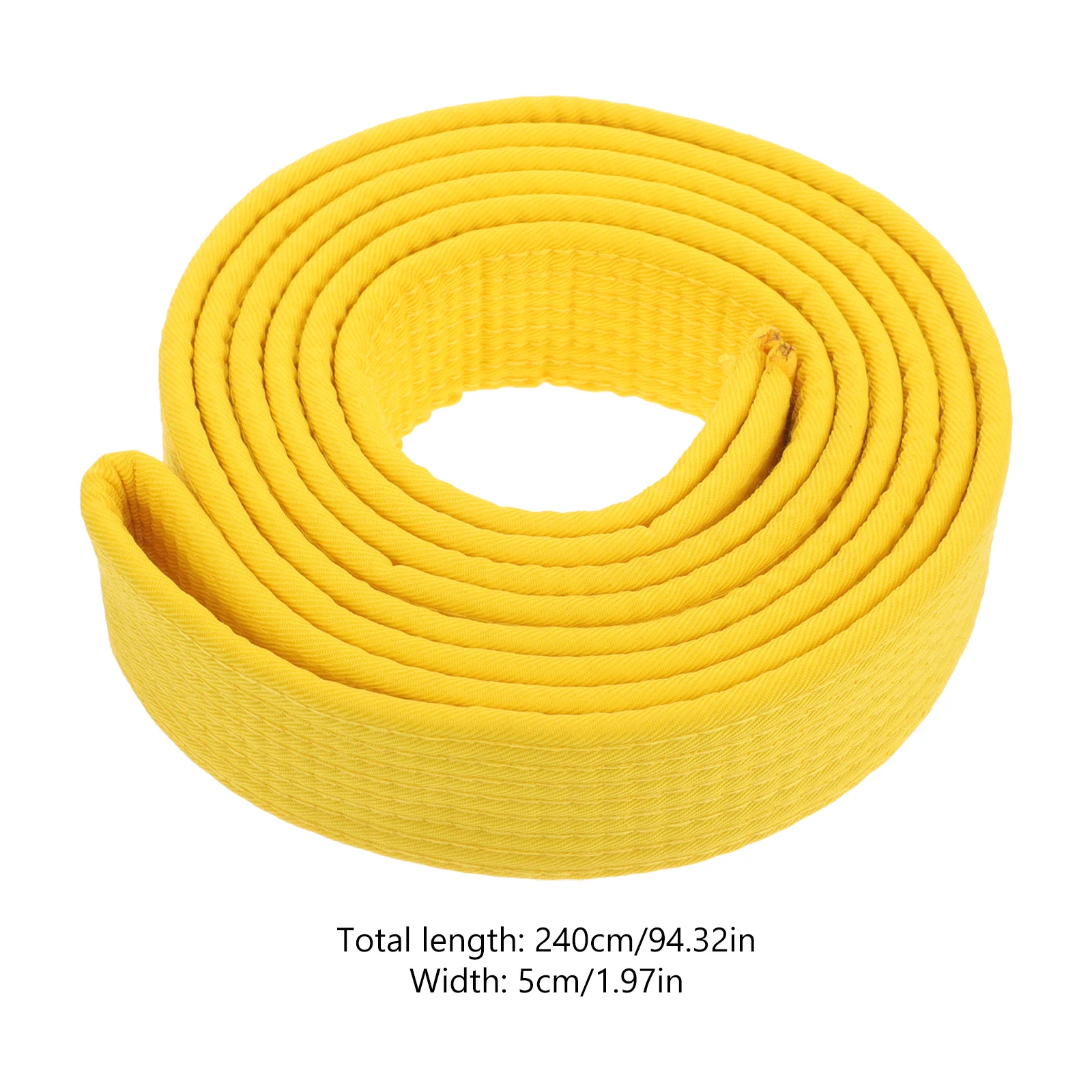 Wrist Band Taekwondo Belt Karate Gifts for Boys Cosplay Women Guard Yellow Martial Training Gear Cotton Waist Wrap Man