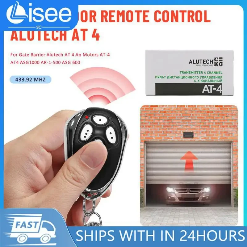 For Alutech AT-4 AR-1-500 AN-Motors AT-4 ASG1000 Remote Control 433.92MHz Rolling Combination Door Garage Door Remote Control 43