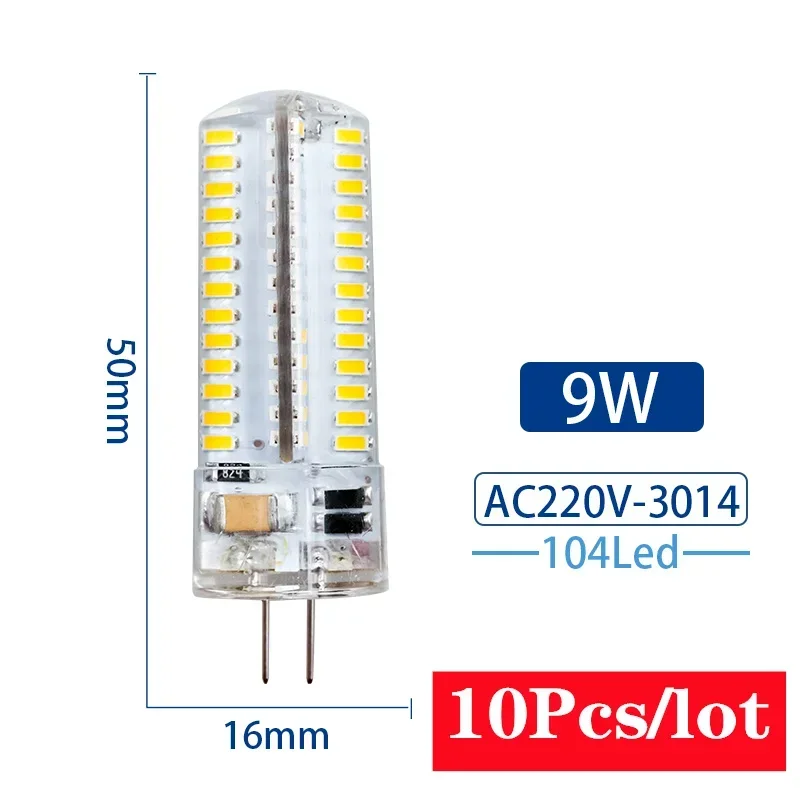 LARZI 10 Teile/los G4 LED 2W 3W 4W 5W 7W 9W AC DC 12V 220V Ersetzen 10w 20w 30w Halogenlampe Licht 360 Strahlwinkel Weihnachten Led-lampe lampe 5