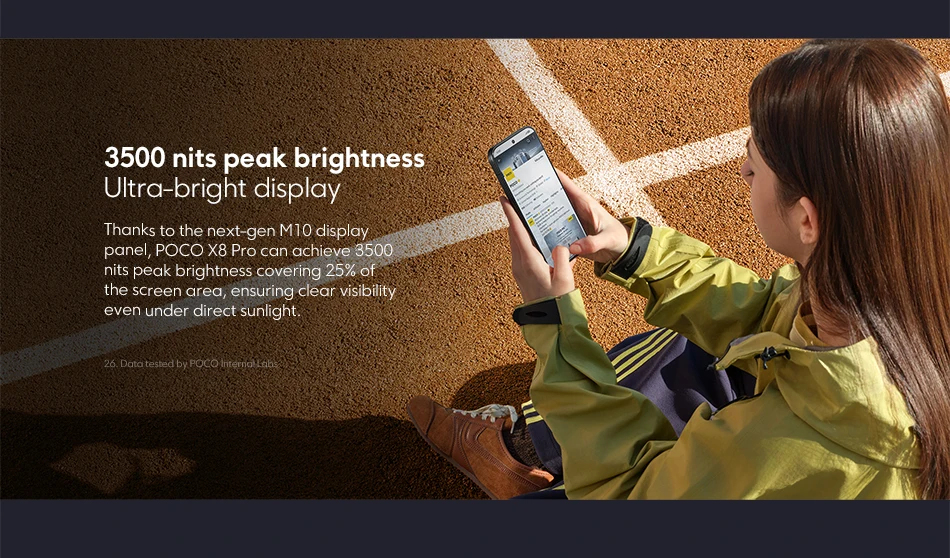 Xiaomi POCO X8 Pro 5G Smartphone, Dimensity processor, Ultra-Ultra, AMOLED screen, "K 120Hz Ultra bright, Battery 6500 mAh, NFC, Authentic & Brand New