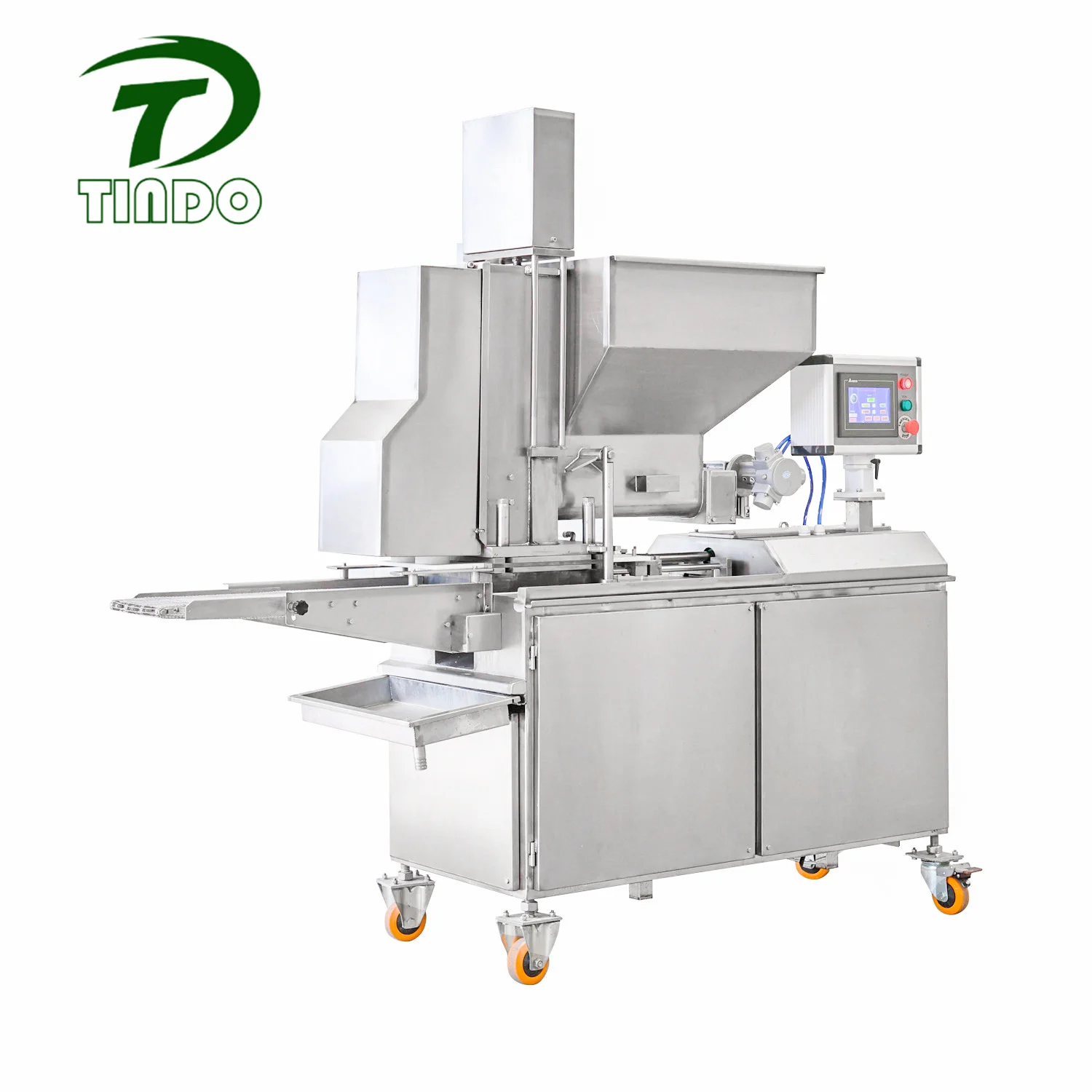 Automatic Hamburger Patty Forming Meat Process Burger Making Machine