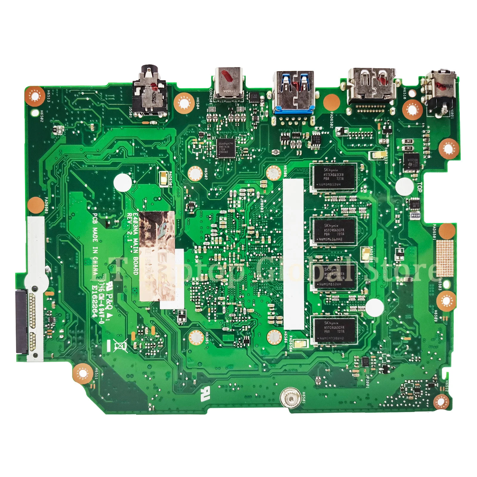 E403n Laptop Moederbord Voor Asus E403 E403na E403nas Moederbord Cpu N3350 N4200 2G/4G-Ram 32G/64G-Ssd 100% Werk