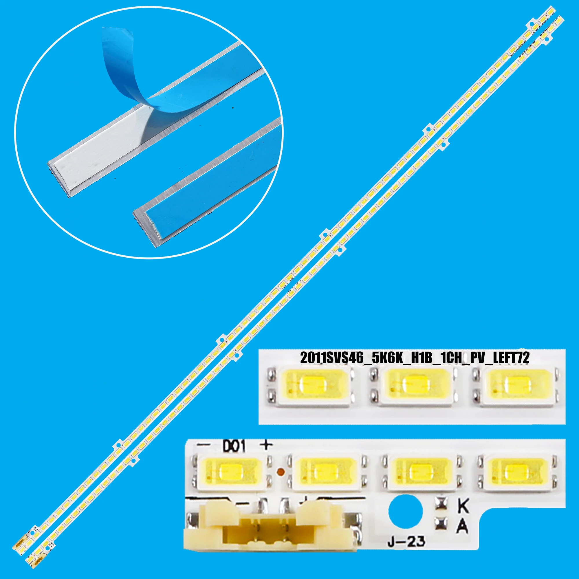 

Светодиодная лента подсветки для 46-дюймового телевизора UA46D5000PR 2011SVS46 5K6K H1B-1CH BN64-01644A UE46D6100SW JVG4-460SMA-R1 JVG4-460SMB-R1