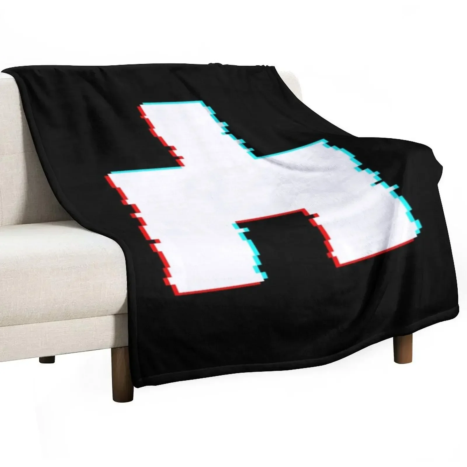 

Black Mirror Throw Blanket Soft Plush Plaid Quilt Custom Blankets