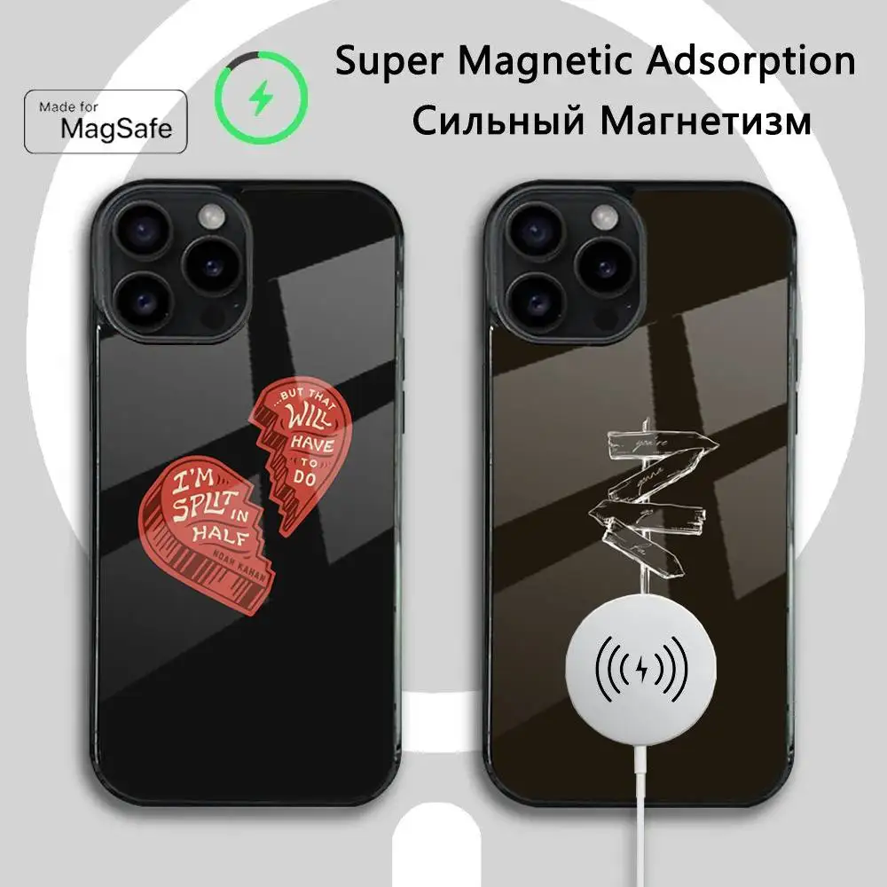 

N-Noah K-Kahan Phone Case For iPhone 16 15 14 13 12 11 Plus,Pro,Max Mini Magsafe Magnetic Wireless Charging