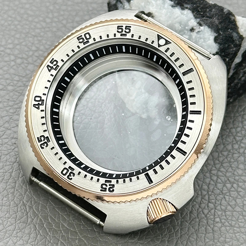 44mm SKX 6105 6309 Turtle Watch Case Sapphire Crystal NH35A Case For NH35 NH36 7S26 4R 6R Movement High-Quality Men's Watch Case