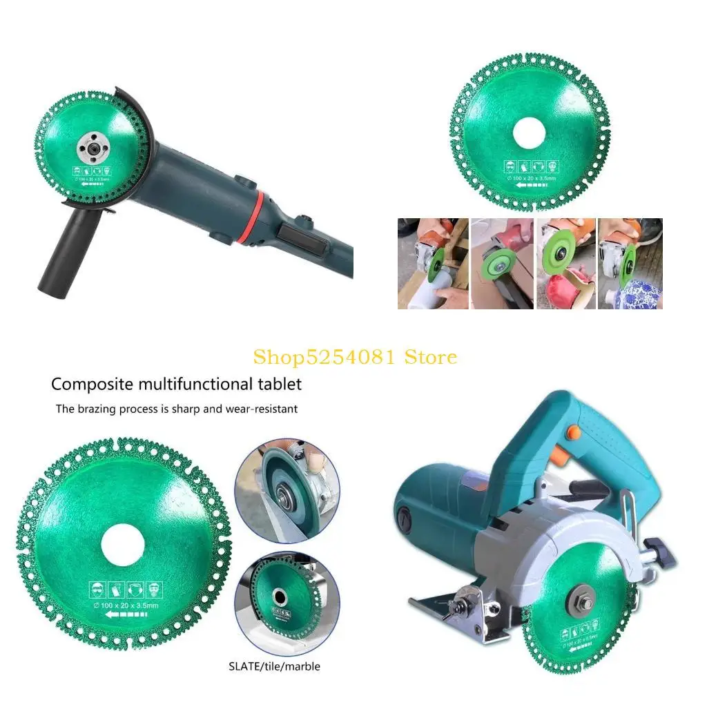 

AXYC Durable Multi Purpose Cutting Saw Cutting Disc Cutting Tool for Stone, Aluminum, and Metal Advanced Materials 100mm