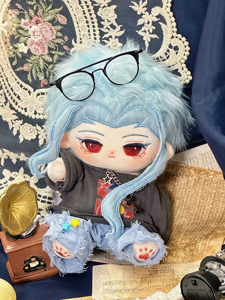 20cm anime genshin rázový II dottore  lékařka měkké plyš panenka plněné tělo cosplais šaty nahoře plushie podhlavník hraček panenek cifra