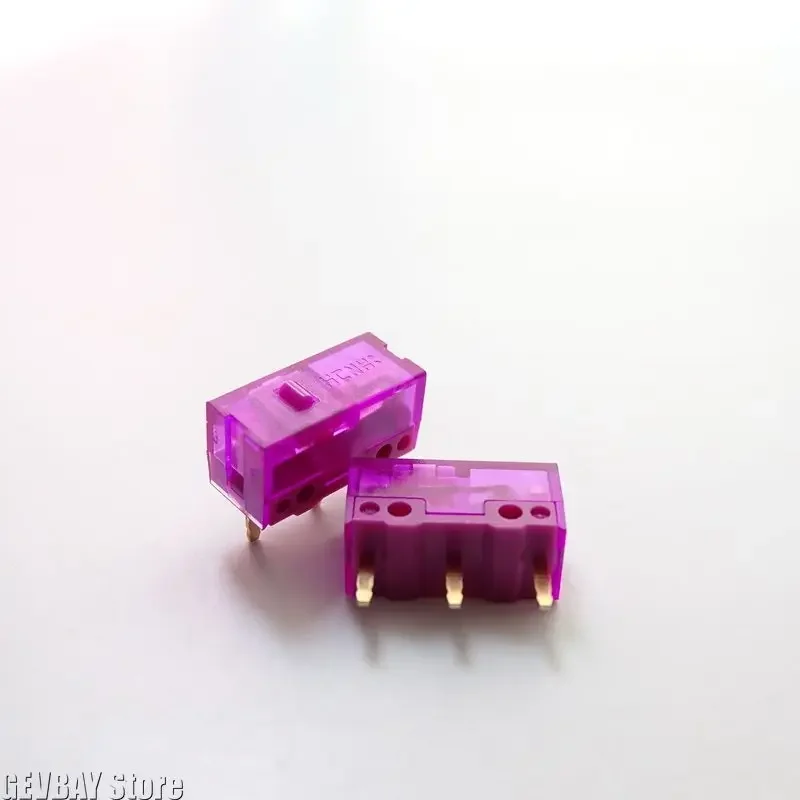 1 Piece Kai Long Mouse Micro Switch Purple Gold Pink Dot 150 Millions 150m Black Transparent Micro Switches 100M Click Lifetime