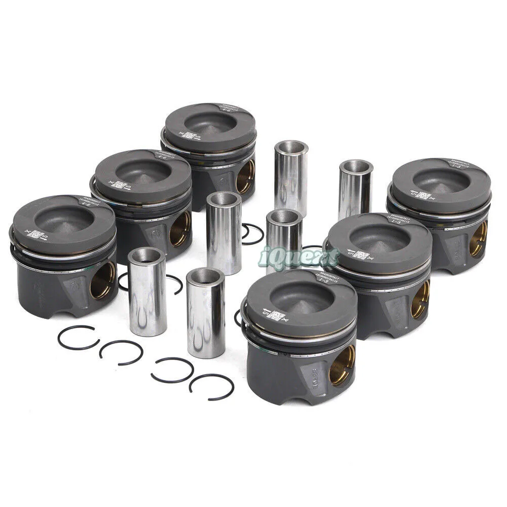 Pistons & Rings Set Φ83mm for Mercedes-Benz ML350d GLS350 CDI W166 X166 OM642 3.0L V6 2987CC CDI6420301918