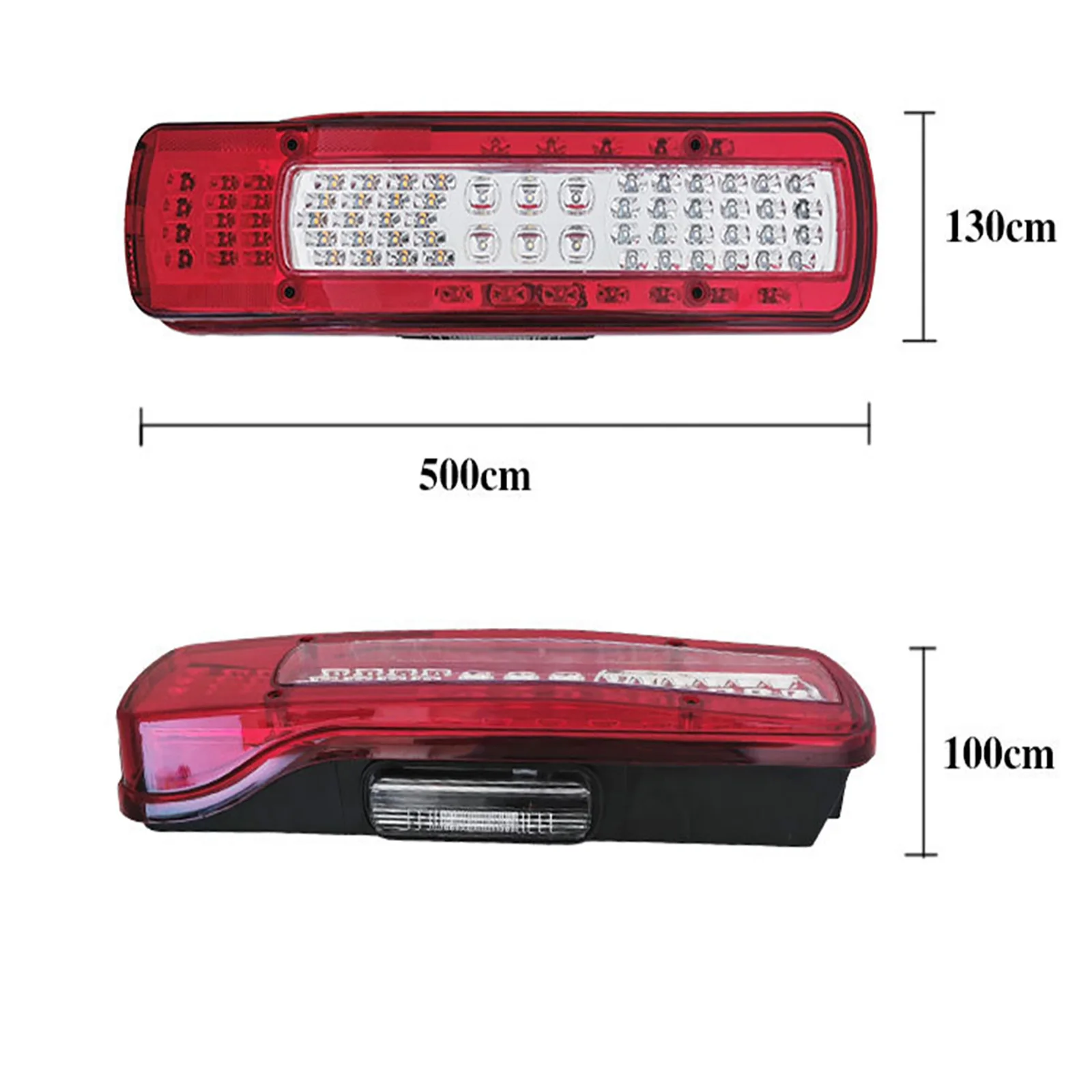 Rear Truck Tail Lights With Buzzer For Volvo FH FM LED Turn Signal Stop Brake Fog Lamp Reversing Warning Light Car Accessories