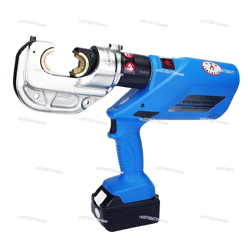 Electric Hydraulic Crimping Pliers, Rechargeable Portable Copper Nose Terminals, Cable Crimping Pliers for Electricians