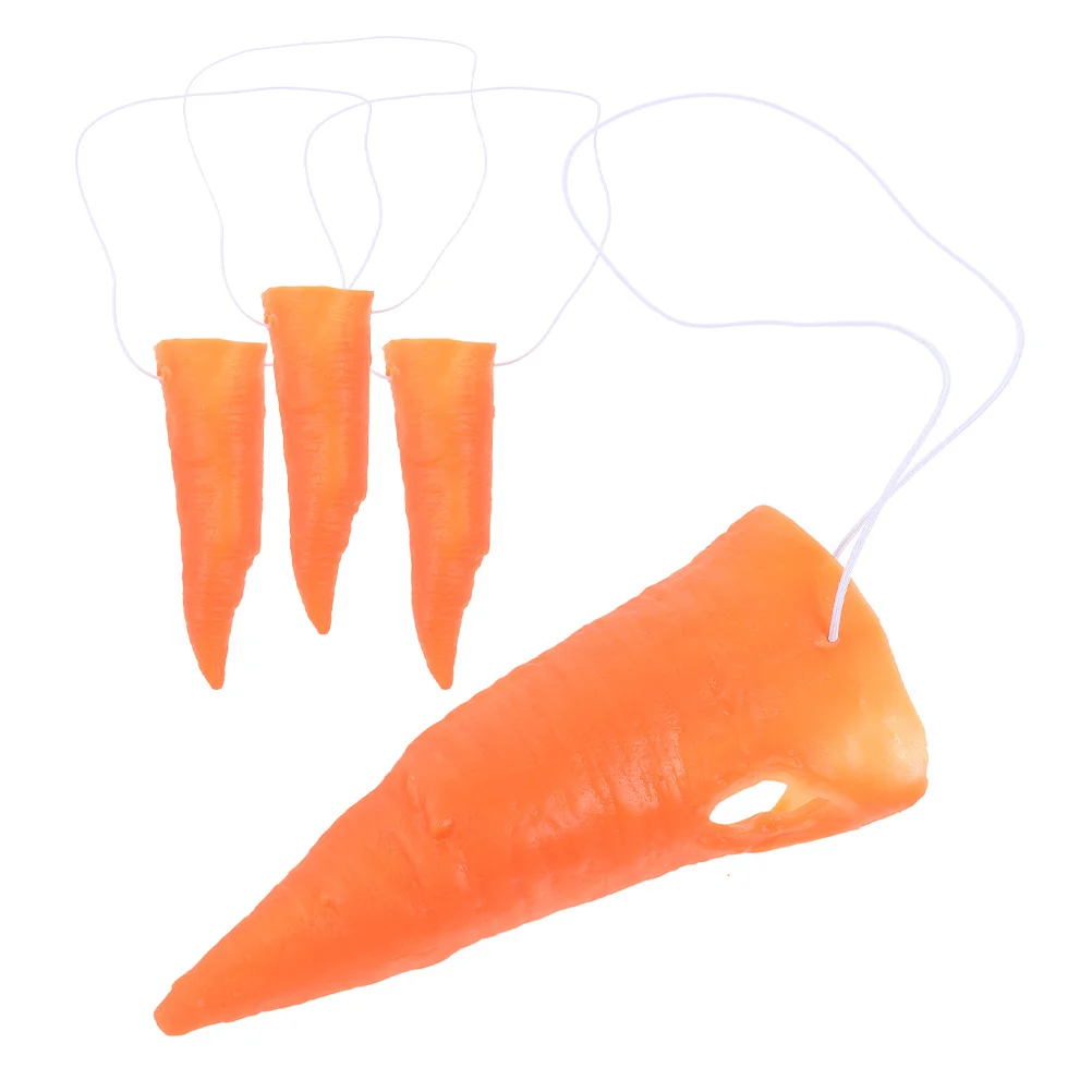 

4Pcs Portable Snowman Nose Decor Craft Prop for Christmas Holiday Party Winter Festivity Cosplay Decoration Fun Dress Up