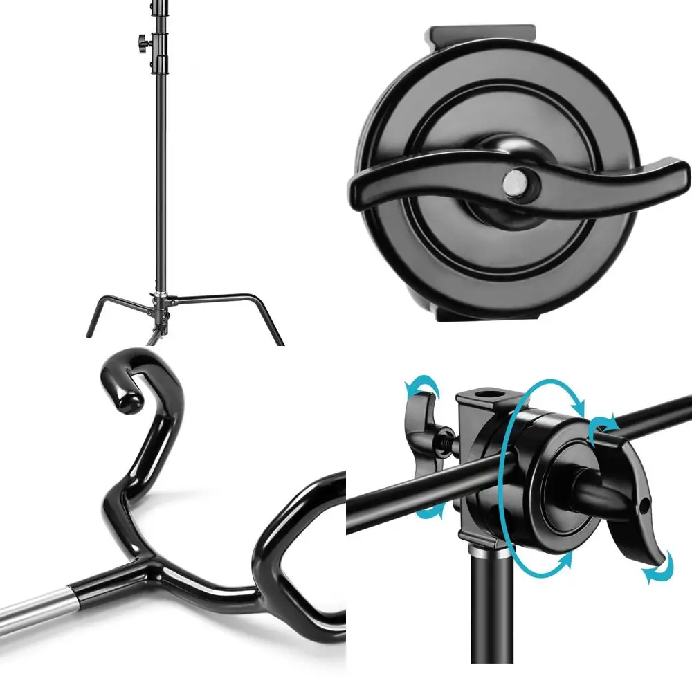 

Universal 2.5 Grip and Boom Pole Mount with C-Stand & Mic Stand Attachment (Black)