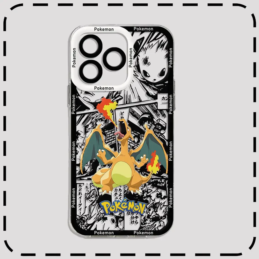 Anime Psyducks Clear Case For Samsung A73 A72 A71 A55 A52 A51 A50 A42 A35 A33 A32 A31 A30 A23 A22 A13 A12 A05 5G Pokemons Cover