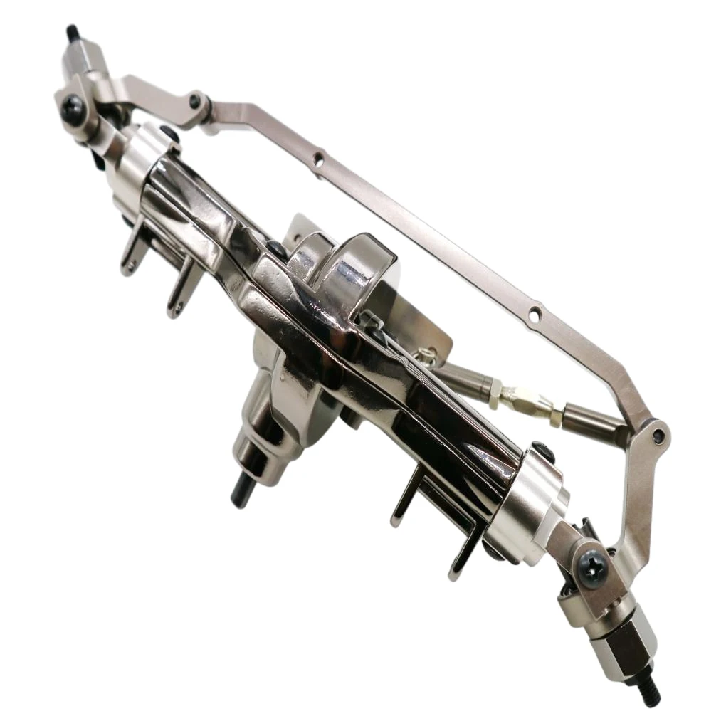 

RCGOFOLLOW 1pieces Aluminum Alloy CNC Front Axle For 1/10 Rc Front Axle 94180 RC Car Part RC Car Accessories