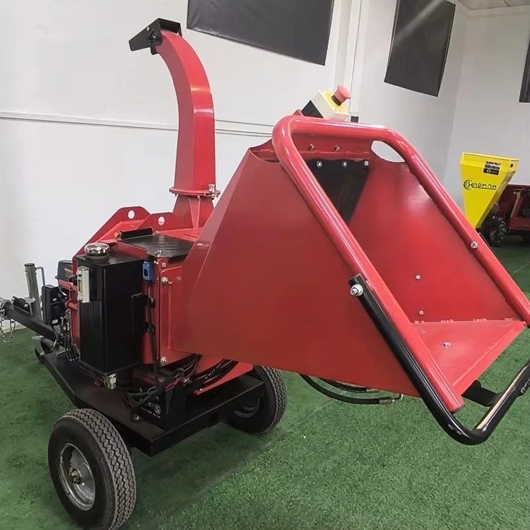 Mini Portable Towable 15hp Wood Branch Chipper Shredder Mulchers Machine 15hp Shredder Tree Branch