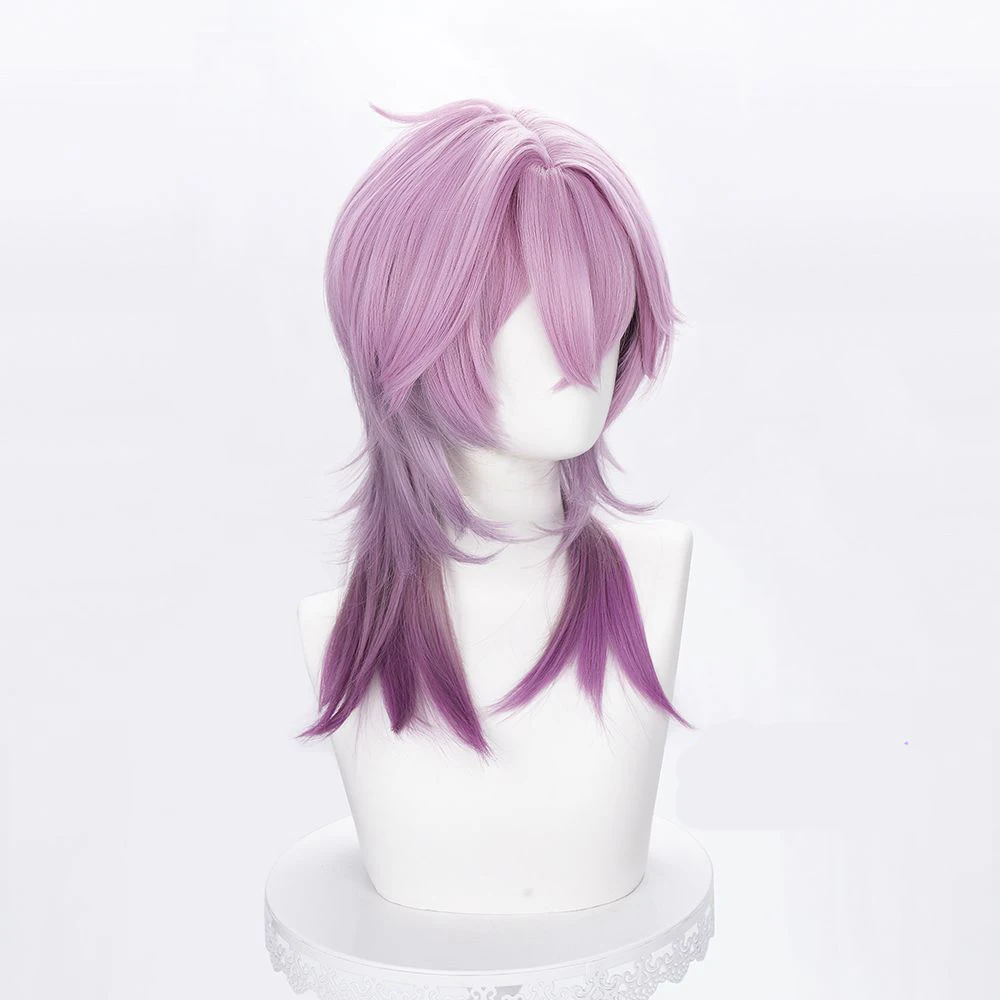 Pelucas de Cosplay Durin, espectáculo de Halloween Genshin Impact, peluca de Cosplay Durin, peluca de fiesta de pelo sintético resistente al calor + gorro de peluca