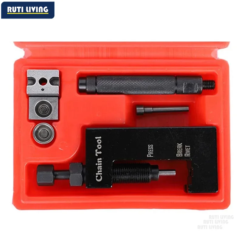 Motorcycle Riveting Chain Chain Device Drilling Buckle Installation 428/520/525/530/Oil Seal Chain Disassembly And Assembly Tool