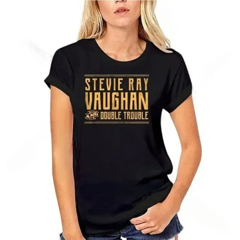 Man Woman Tee Stevie Ray Vaughan Guitar Blues Rock Legend SRV Unisex O-neck Fashion T Shirts Men Streetwear Clothing