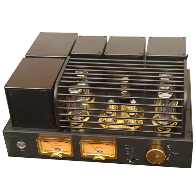 AIYIMA SMSL 6550 KT88 Tube Amplifier 65W 5U4G Rectifier Bluetooth 5.0 Remote Balance HIFI Vacuum tube Power Amplifier Audio