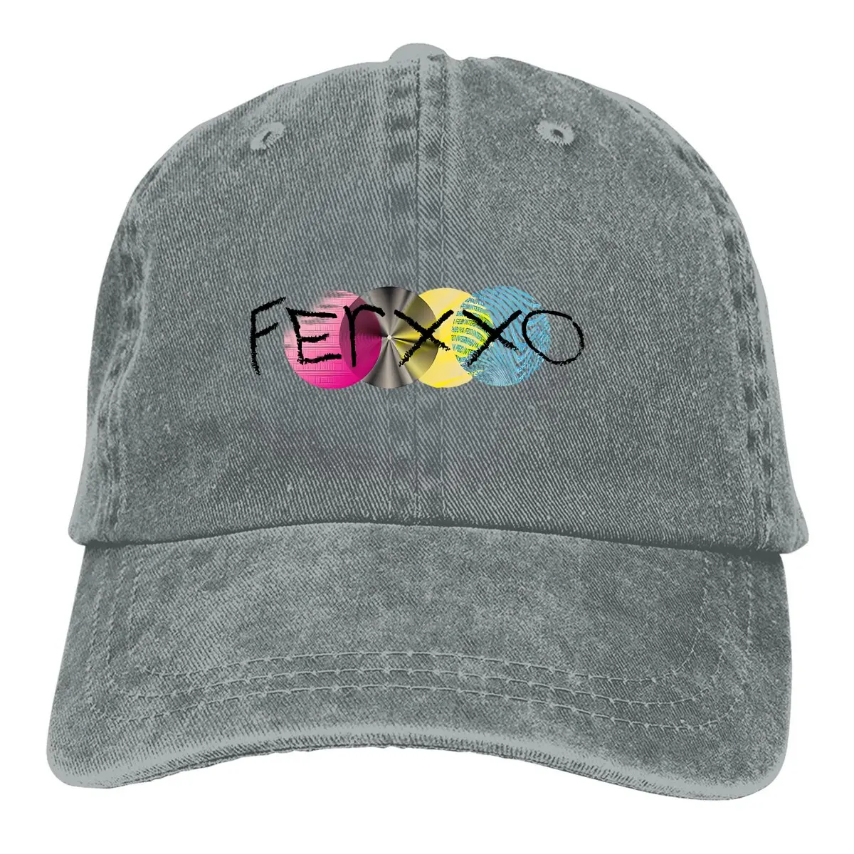 Washed Men's Baseball Cap FERXXO DISCS INTER SHIBUYA Trucker Snapback Caps Dad Hat Feid Funny Golf Hats