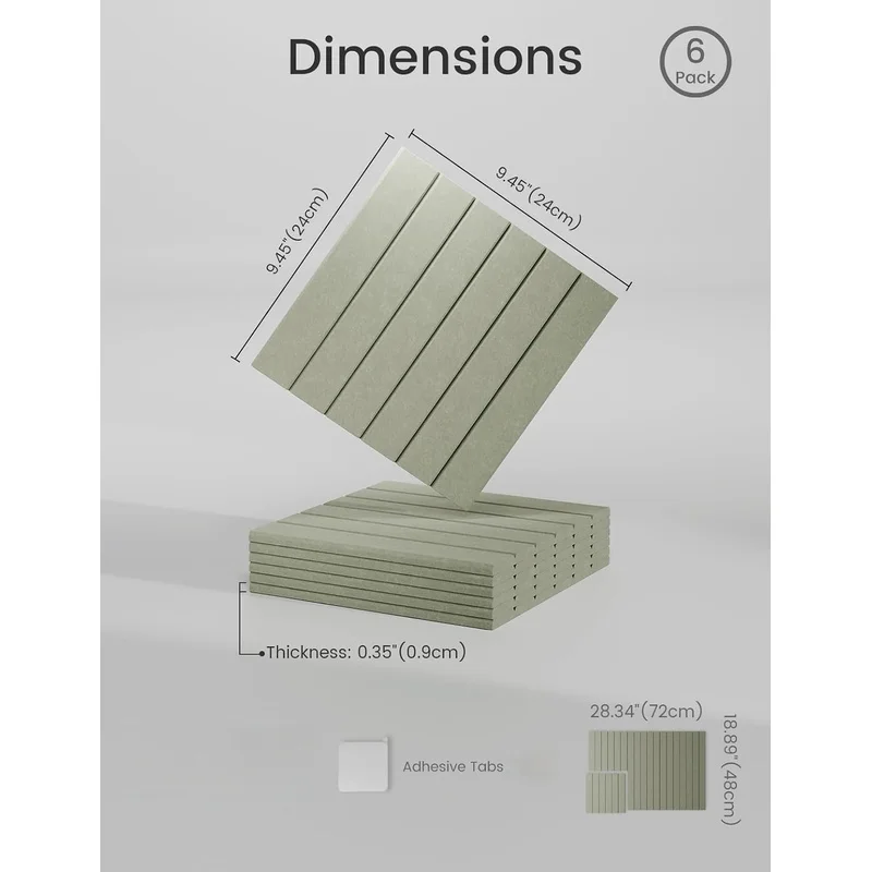 Sound-absorbing Felt Cork Tiles Bulletin Pin Board Decoration Soundproof Pads Acoustic Wall Panel Decorative for Wall Home Decor