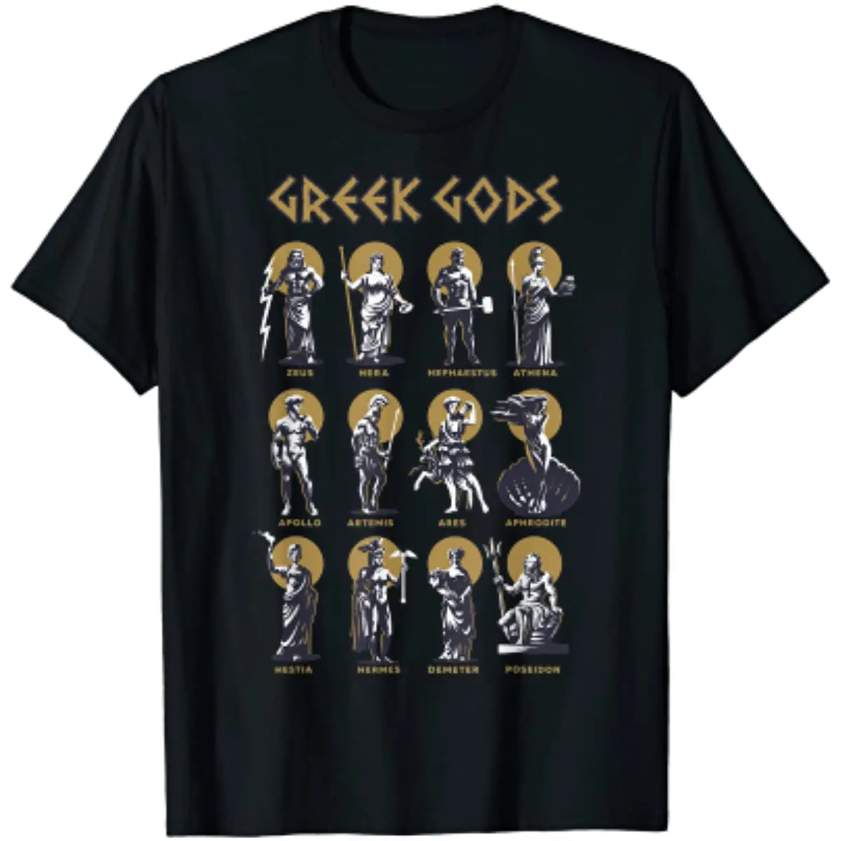 

Greek Gods Greek Mithology Ancient Legends Men T-Shirt Short Sleeve Casual Boys T-Shirts