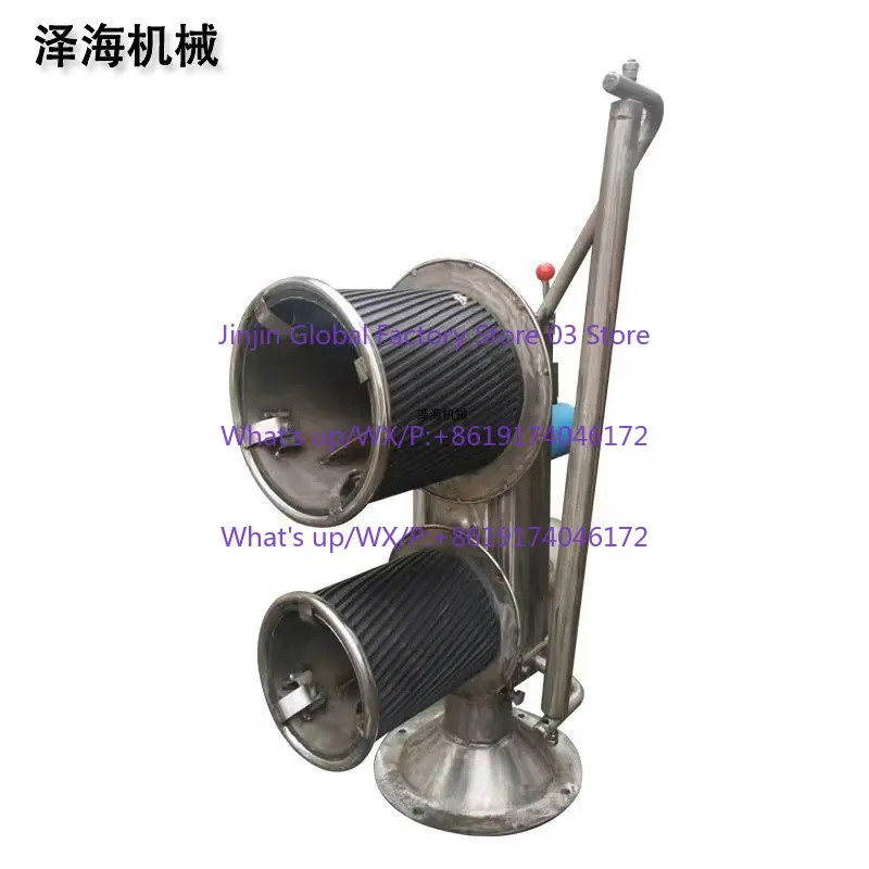 Small hydraulic, two-wheel net machine, marine vertical trawler, cage and windlass