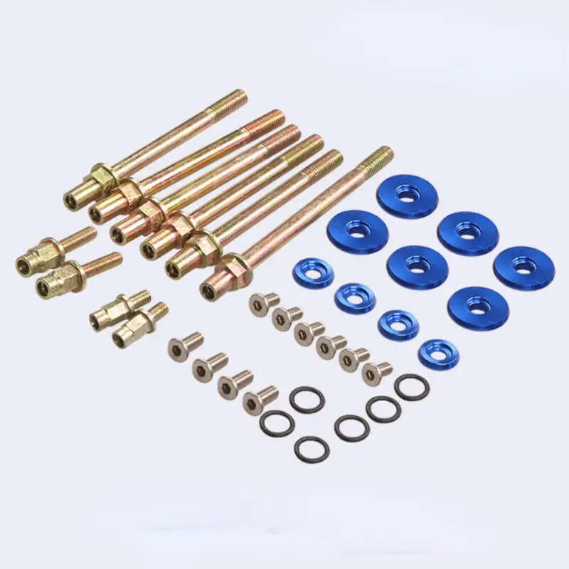 

36 Pcs/Set Aluminum Alloy Automobile Engine Gasket Set Racing Valve Cover Dress Washer Bolts Kit for Honda K Series K20 K24 RSX