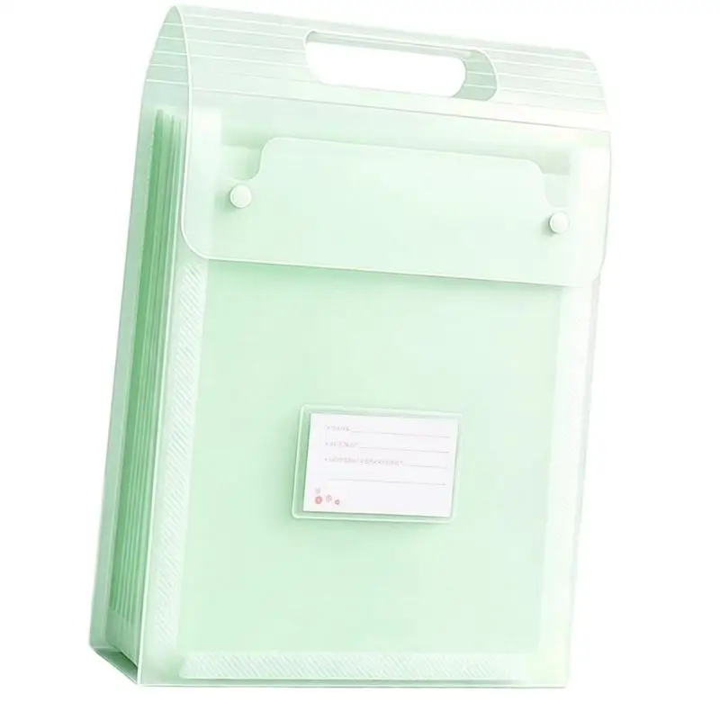 

31BA Vertical Accordions Expanded File Folders Strong Plastic Spacious File Document Organizers For Students Professional