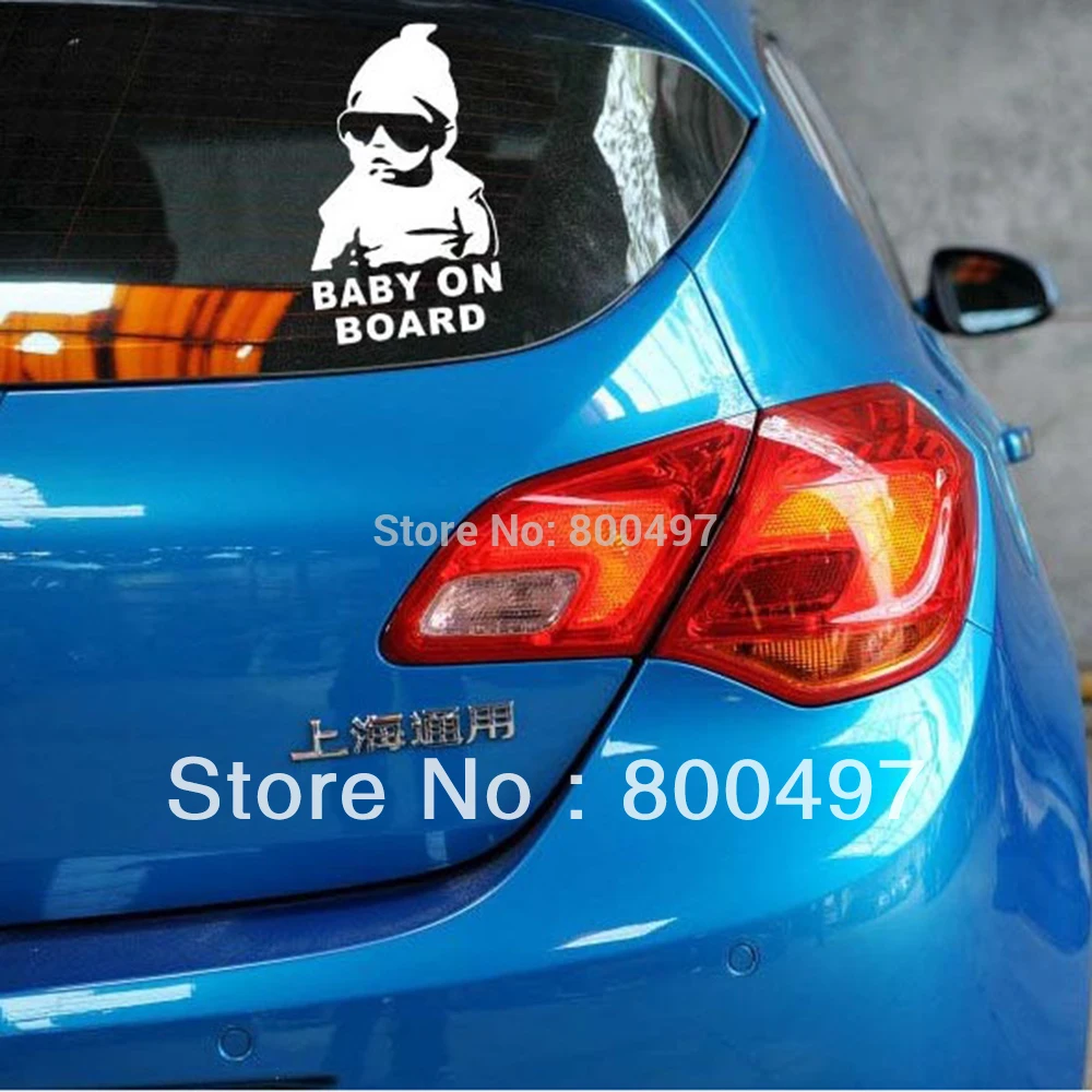طفل جديد على متن الطفل في ملصقات السيارات ملصق سيارة لتويوتا فورد شيفروليه فولكس فاجن تسلا أوبل هيونداي كيا لادا #4