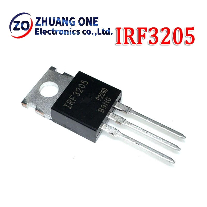 10 pz IRF3205PBF IRF3205 TO-220 IRF3710 IRF3808 IRF4905 IRF5210 IRF5305 IRF8010 IRF3708 IRF1404 IRF1405 IRF1407 IRF2804 IRF2807