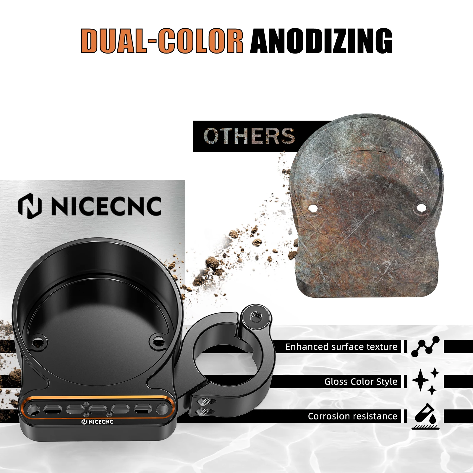 Side Mount Speedometer Relocation Kit for Harley Sportster 883 Low XL883L 1200 Low XL1200L Forty Eight XL1200X Seventy Two XL - Image 4