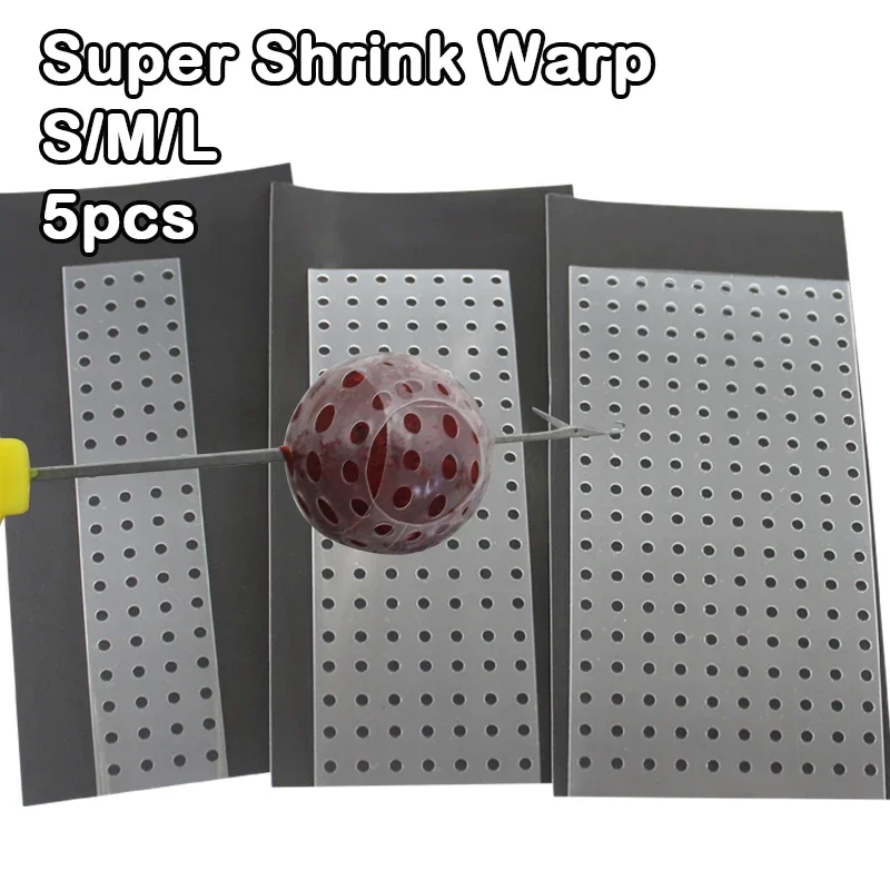 

5 Pieces Carp Fishing Super Wrap Bait Protector For Use 8mm-32mm Carp Bait Pop Up Boilies Carp Fishing Accessories