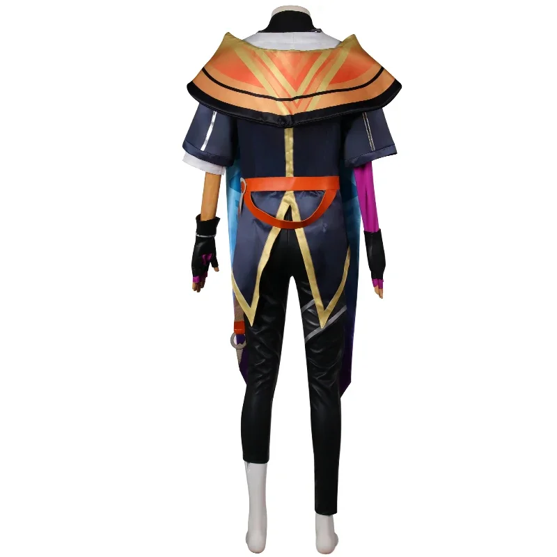 LOL Game Cosplay Costume Set para Homens, Ezreal Aphelios Yone, Uniforme de Festa de Halloween, Roupas ACGN, Terno Novo