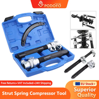 Podofo Coil Spring Compressor Tool Kit Car Repair Special Tool Shock Absorber Shock Absorber Spring Remover Tool With Case