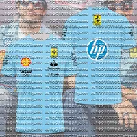 Ferrari F1 Racing T-shirt Suitable for Both Men and Women, Quick Drying Breathable Top, MOTO GP Off-road Motorcycle Riding Suit