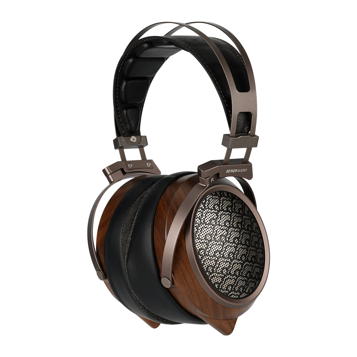 Sendy Audio Egret 98*84mm Planar Magnetic Driver Bedraad Houten HiFi-hoofdtelefoon Afneembare kabel 4,4 mm gebalanceerde hoofdtelefoon