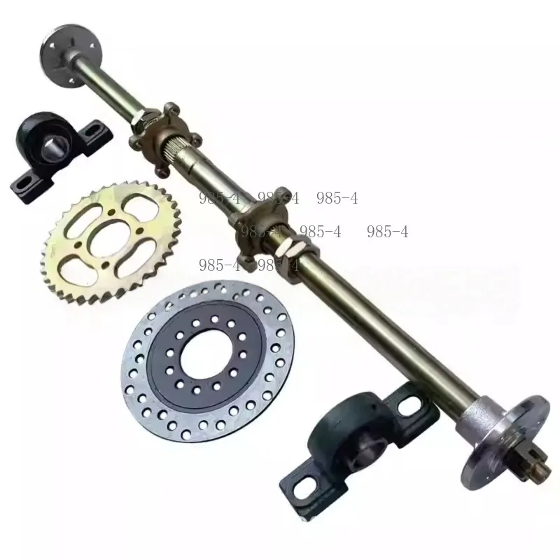 Three-wheeled ATV Modified Accessories, 61-74cm Thickened Rear Axle, 5 Inch Rear Shaft for Box Kart