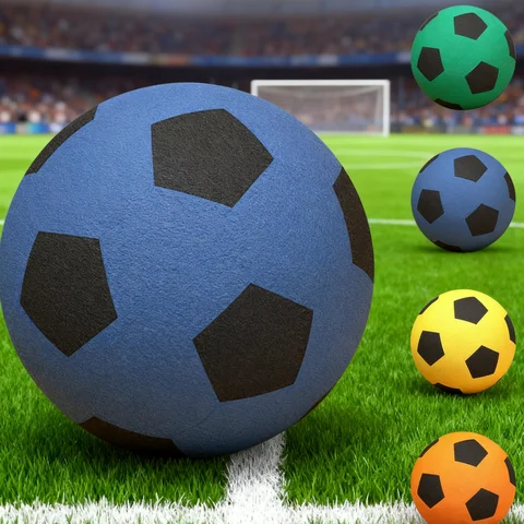 1 Piece Comes in Two Colors to Choose From, High-Elastic Indoor Silent Football and Basketball Ultra-Quiet Pu Foam Practice Ball. Comes with a Net Bag, Suitable for Home Use and Gentle Training, Skill Development, with a Velvety Surface and Durable Structure