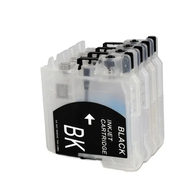 LC39 LC980 lc60 LC985 LC38  Refillable ink Cartridge for Brother MFC-J220 DCP-J315W J125 J515W MFC J415W Printer