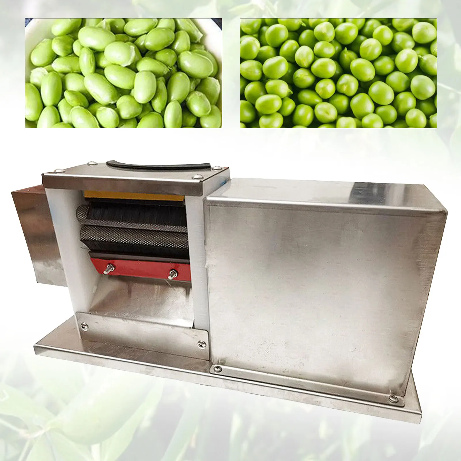 Commercial Electric Edamame Peeling Machine Edamame Bean Sheller 50RPM 110V 15W