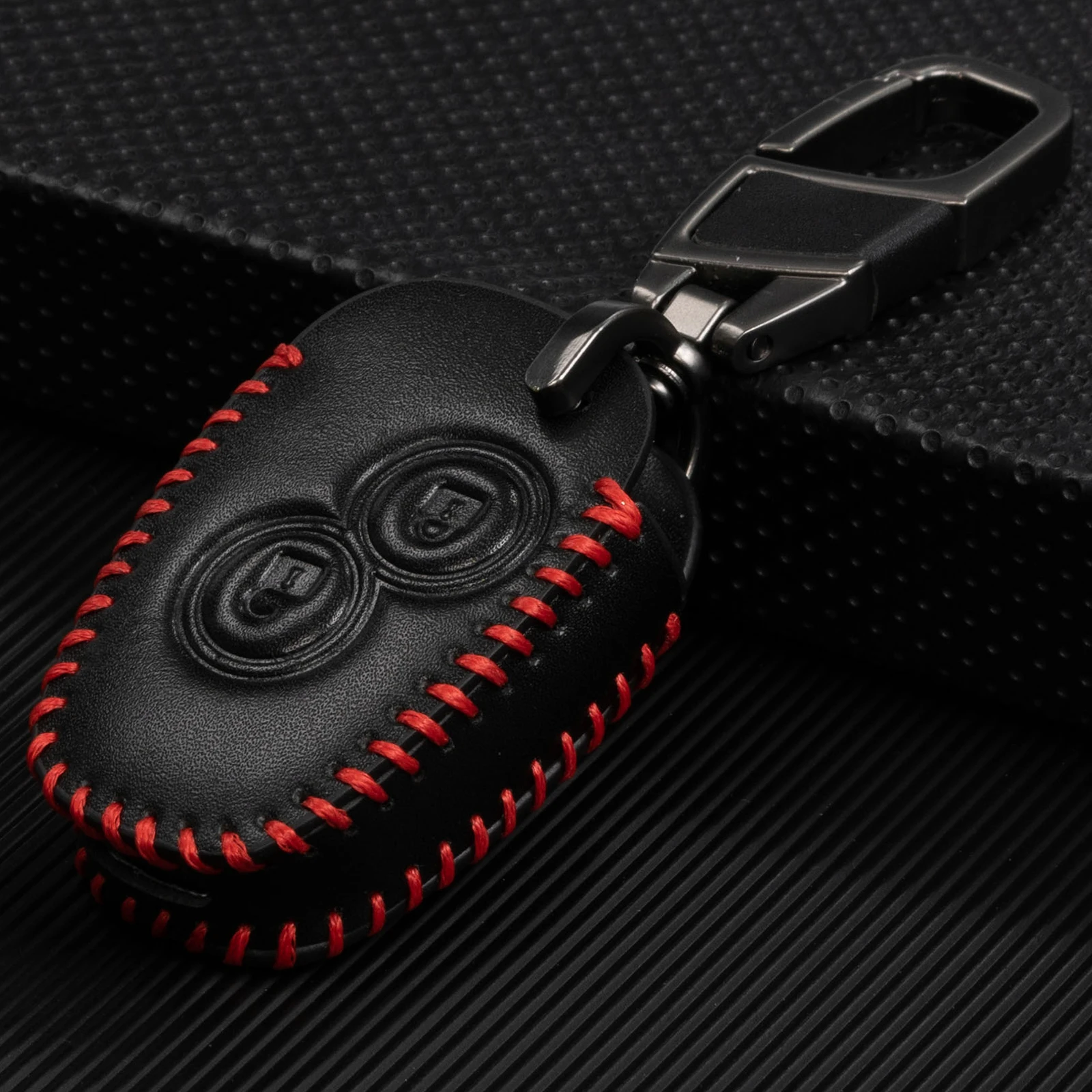 Remote Key Ring Cover Case 2 Button Leather For Renault Trafic Clio Master Modus Twingo Dacia Duster Logan Sandero Opel Vauxhall